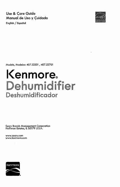 Kenmore Dehumidifier 407_52501-page_pdf